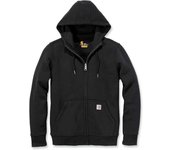 Carhartt Clarksburg Full Zip Hoodie de las señoras - Negro (S)