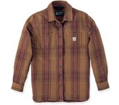 Carhartt Loose Fit Heavyweight Twill Camisa Damas - Marrón (S)