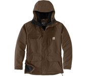 Carhartt Super Dux Bonded Chore chaqueta - Marrón (L)