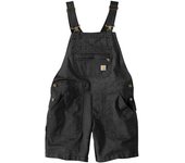 Carhartt Rugged Flex Relaxed Fit Canvas Ladies Peto corto - Negro