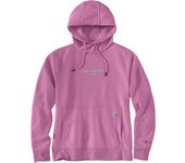 Carhartt Force Relaxed Fit Lightweight Graphic Sudadera con capucha para damas - Rosa