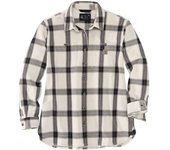 Carhartt Heavyweight Twill Camisa de dama - Negro Blanco (XS)