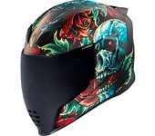 Icon Airflite Omnicrux MIPS Casco - Negro Rojo Azul (2XL)