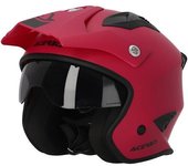 Acerbis Aria 2023 Solid Casco Jet - Rojo (M)