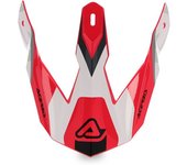 Acerbis Linear Pico del Casco - Rojo (un tamaño)