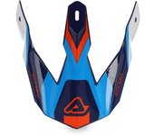 Acerbis Linear Pico del Casco - Azul Naranja (un tamaño)