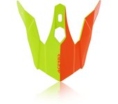 Acerbis Steel Kinder/Eclipse Pico del Casco - Amarillo Naranja (un tamaño)