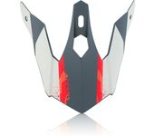 Acerbis Steel Kinder/Eclipse Pico del Casco - Gris Plata (un tamaño)