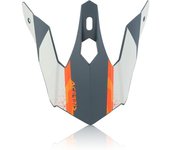 Acerbis Steel Kinder/Eclipse Pico del Casco - Gris Naranja (un tamaño)