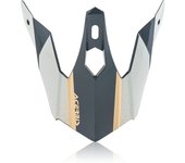 Acerbis Steel Kinder/Eclipse Pico del Casco - Gris Oro (un tamaño)