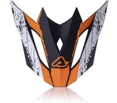 Acerbis Profile 4 Pico del Casco - Negro Blanco Naranja
