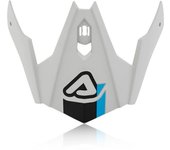Acerbis Jet Aria Pico del Casco - Negro Blanco Azul (un tamaño)