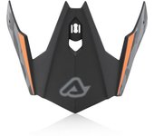 Acerbis Jet Aria Pico del Casco - Negro Naranja (un tamaño)