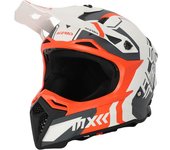 Acerbis Profile 5 Casco de motocross - Blanco Naranja (XS)