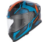 Acerbis X-Way Graphic Casco - Azul Naranja (M)