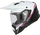 Acerbis Assault Graphic Casco de Enduro - Negro Blanco (M)