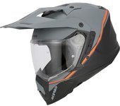 Acerbis Assault Graphic Casco de Enduro - Negro Naranja (M)