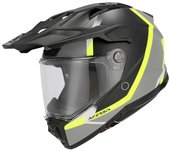 Acerbis Attack Graphic Casco de Enduro - Negro Amarillo (2XL)