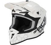 Acerbis Linear Solid 2024 Casco de motocross - Blanco (M)