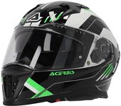 Acerbis X-Way Graphic Casco - Negro Verde (L)