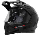 Acerbis Rider Solid Casco de motocross juvenil - Negro (L)