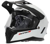 Acerbis Rider Solid Casco de motocross juvenil - Blanco