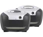 Hepco & Becker Caja  JOURNEY 42 con bisel plateado - Negro Plata