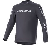 Alpinestars A-Dura Switch Maillot de ciclismo juvenil de manga larga - Negro (XL)