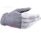 Alpinestars A-Aria Guantes de bicicleta - Gris Blanco (L)