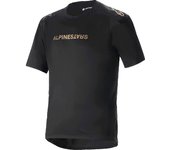 Alpinestars A-Aria Polartec Switch Maillot de ciclismo de manga corta - Negro (XL)