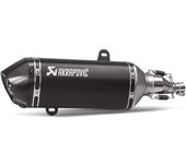 Akrapovic Slip-On Line Titanio Silenciador trasero - Negro Gris