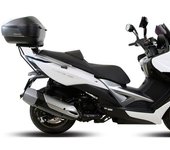 SHAD TOP MASTER KYMCO XCITING 400i Conexión en mayúsculas - Negro