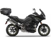 SHAD TOP MASTER TRIUMPH TIGER S 1050 Conexión en mayúsculas - Negro