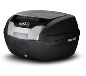 SHAD *TAPA SH40 NEGRO BRILLANTE  Funda Topcase Negro -