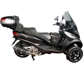 SHAD TOP MASTER PIAGGIO MP3 500 SPORT Conexión en mayúsculas - Negro