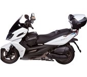 SHAD TOP MASTER KYMCO XCT 125i/300i Conexión en mayúsculas - Negro