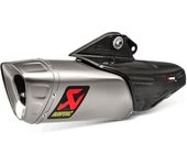 Akrapovic Silenciador trasero de titanio  Slip-On Line - Plata