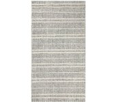 Wecon Home Alfombra gris y crudo diseño tuftado a mano en relieve 70x140