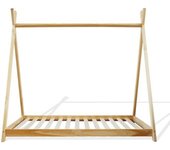 Mobili Rebecca Cama infantil montessori para colchón 80x160 en madera marrón