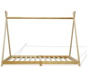 Mobili Rebecca Cama infantil montessori para colchón 90x200 en madera marrón