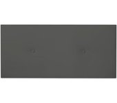 Duérmerte Online Cabecero firenze polipiel acolchado, 115x60cm gris, cama 105 cm