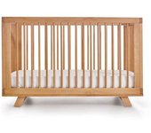 ID Kids Cuna evolutiva con colchón madera maciza  natural 70x140 cm