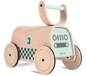 Beeloom Andador correpasillos para bebe de madera natural turquesa