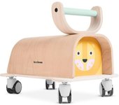 Beeloom Andador correpasillos para bebe de madera natural amarillo