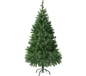 Tectake Árbol de navidad artificial con soporte metálico  pvc verde