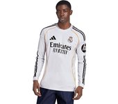 Adidas - Camiseta oficial Real Madrid Primera Equipación M/L 2025-2026, Unisex, White, XL