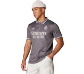 Adidas - Camiseta oficial Real Madrid Tercera Equipación 2024-2025, Unisex, Charcoal, L