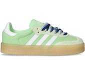 Adidas - Zapatilla Sambae Mujer, Mujer, semi green spark-ftwr white-wonder blue, 6 UK