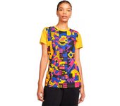 Nike - Camiseta FC Barcelona Fanswear 2021-2022 Mujer, Mujer, Varisty Maize, M