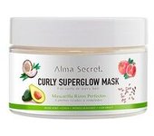 5 x Mascarilla capilar curly superglow para cabellos rizados 250 ml de crema - Alma Secret